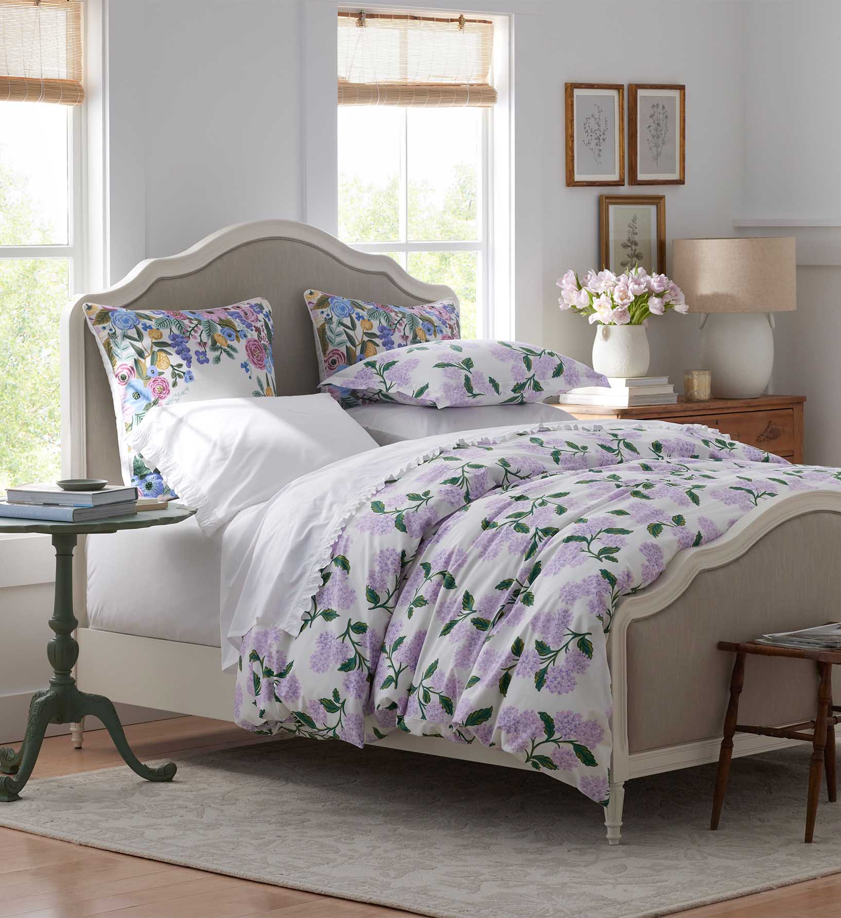Percale Comforter - Hydrangea Lilac